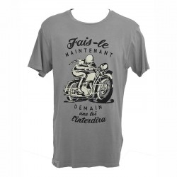 T-Shirt Fais-le maintenant - Homme - Gris