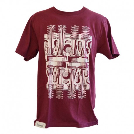 T-Shirt Soupapes - Burgundy