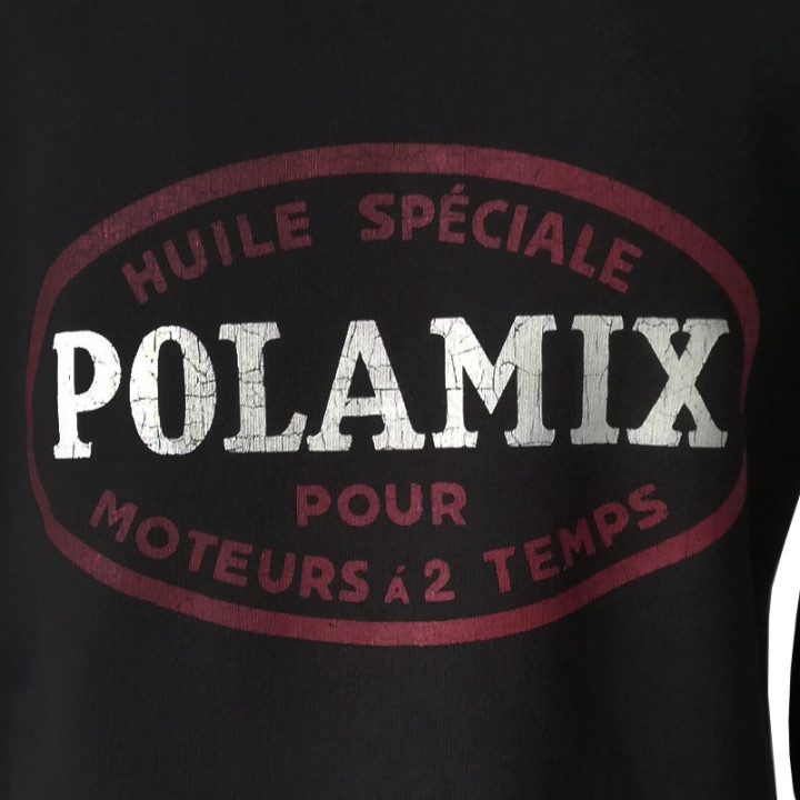 Sweat-shirt Polamix huile - Noir