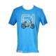 T-Shirt Motobecane 51 - bleu azur