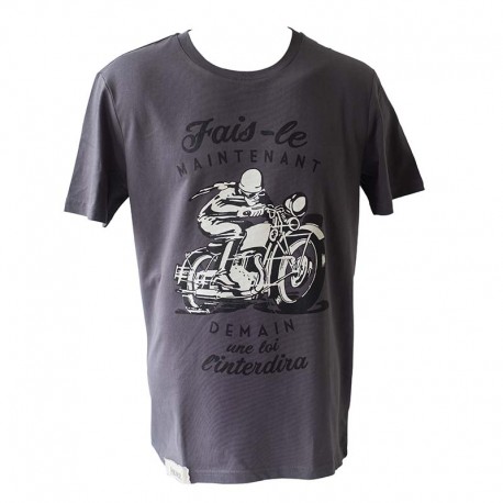 T-Shirt Fais-le maintenant - Homme - Anthracite