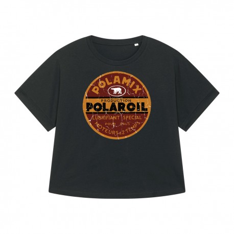 T-Shirt Polamix Production woman - Black