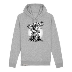 Sweat Réparer c'est résister - gris chiné