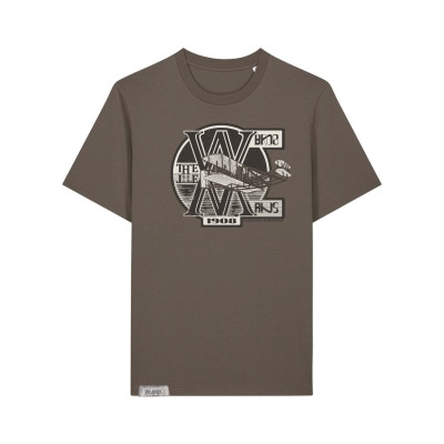 T-Shirt avion wright - moka
