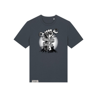 T-Shirt Réparer c'est résister - gris foncé