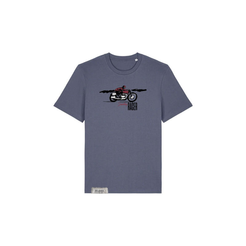 T-Shirt Sunday Racer - gris